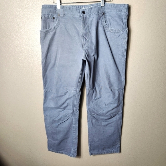 Eddie Bauer Mens Gray Relaxed Fit Outdoor Rugged Cargo Utility Pants-Size 40x30 - Picture 1 of 12